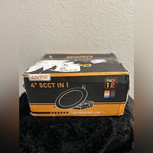 UVFD 12 Pack 6 Inch 5CCT Ultra-Thin LED Recessed Ceiling Light – New in Box**
